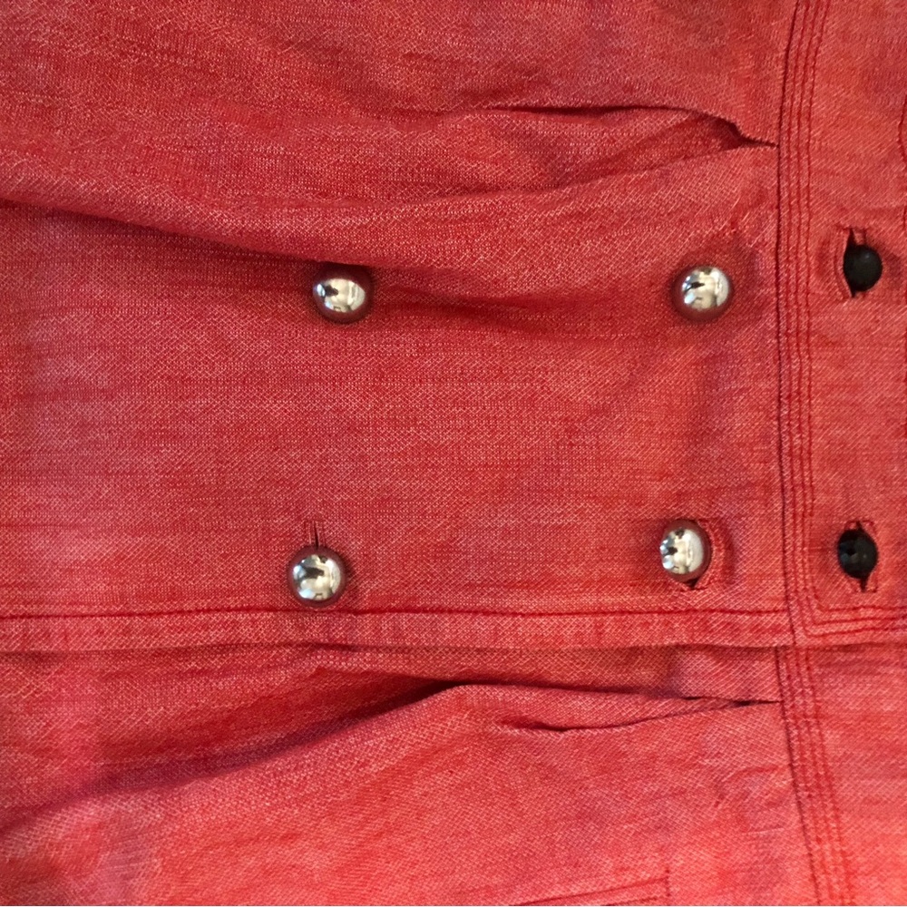 Magaschoni Red skirt no size but added measurements EUC - Picture 3 of 10